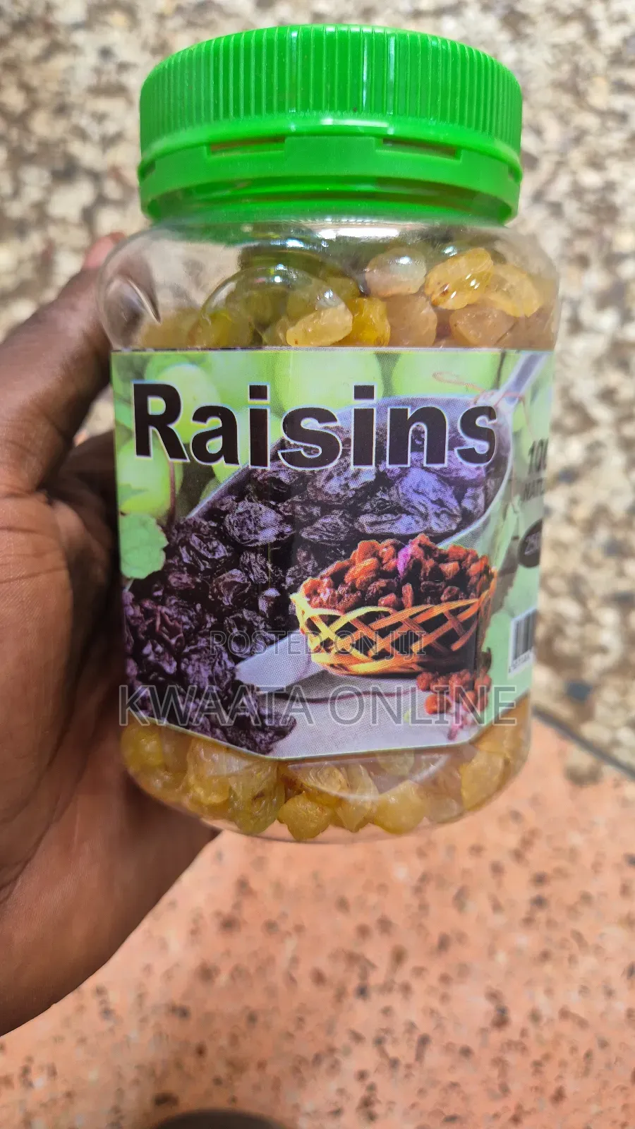 Deluxe Golden Raisins - 250g Healthy Snack, Naturally Sweet