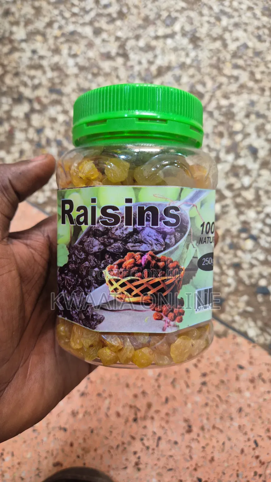 Deluxe Golden Raisins - 250g Healthy Snack, Naturally Sweet