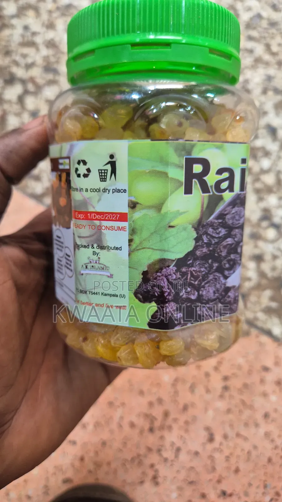 Deluxe Golden Raisins - 250g Healthy Snack, Naturally Sweet