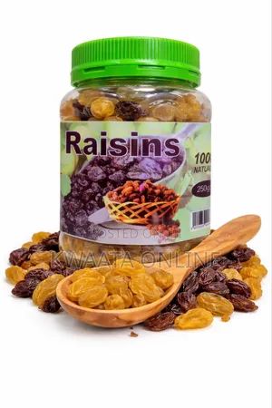 Deluxe Golden Raisins - 250g Healthy Snack, Naturally Sweet