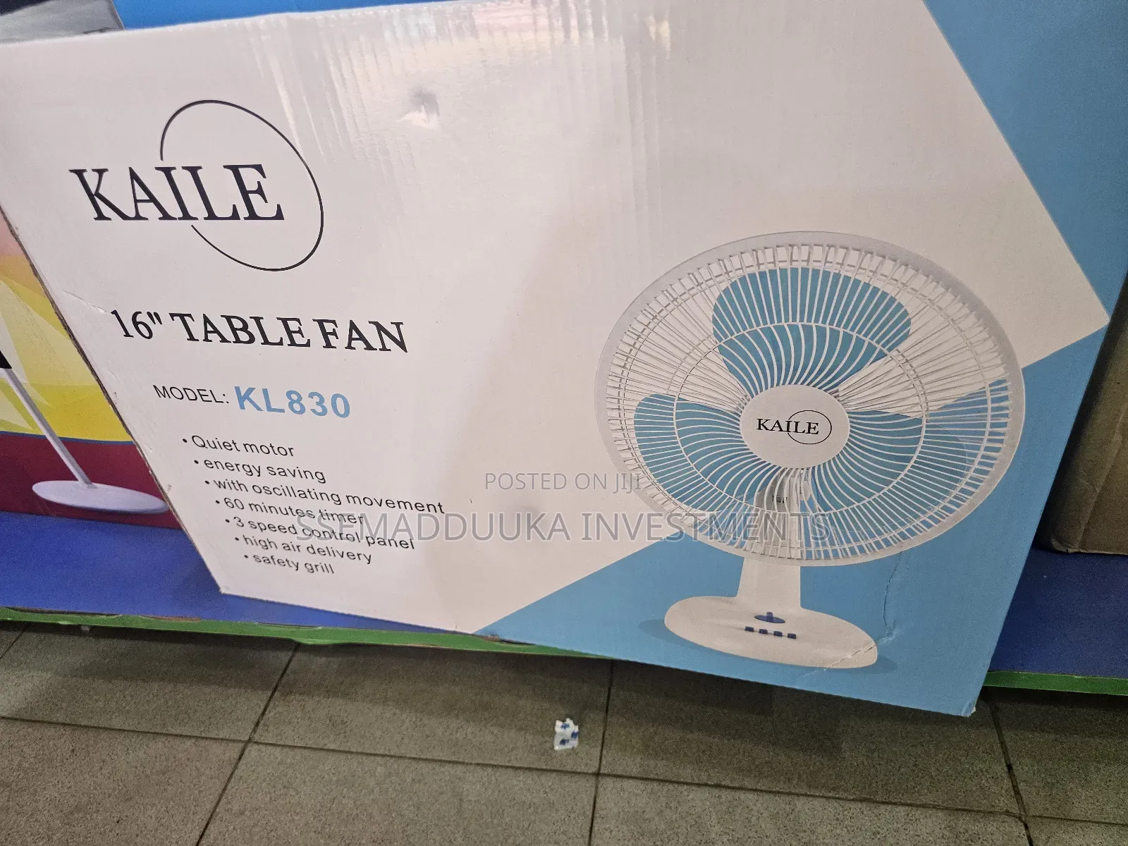 Kaile 16inches Electric Table Fan