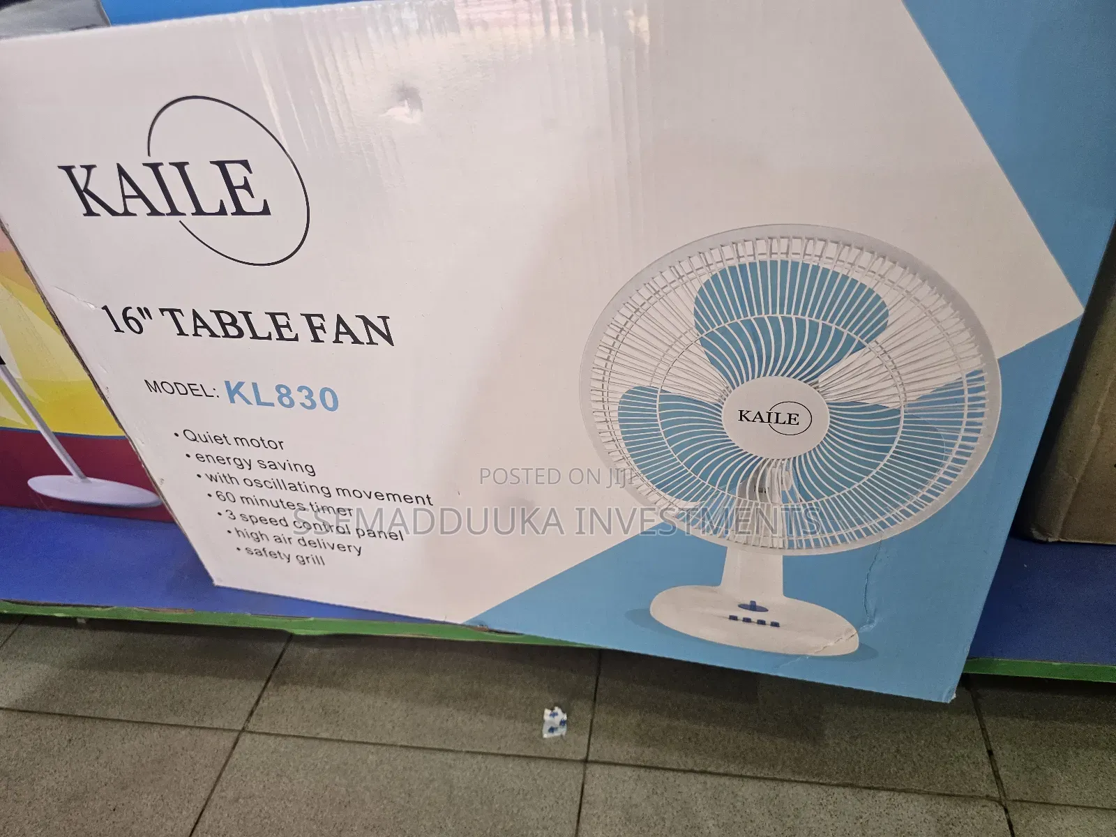 Kaile 16inches Electric Table Fan