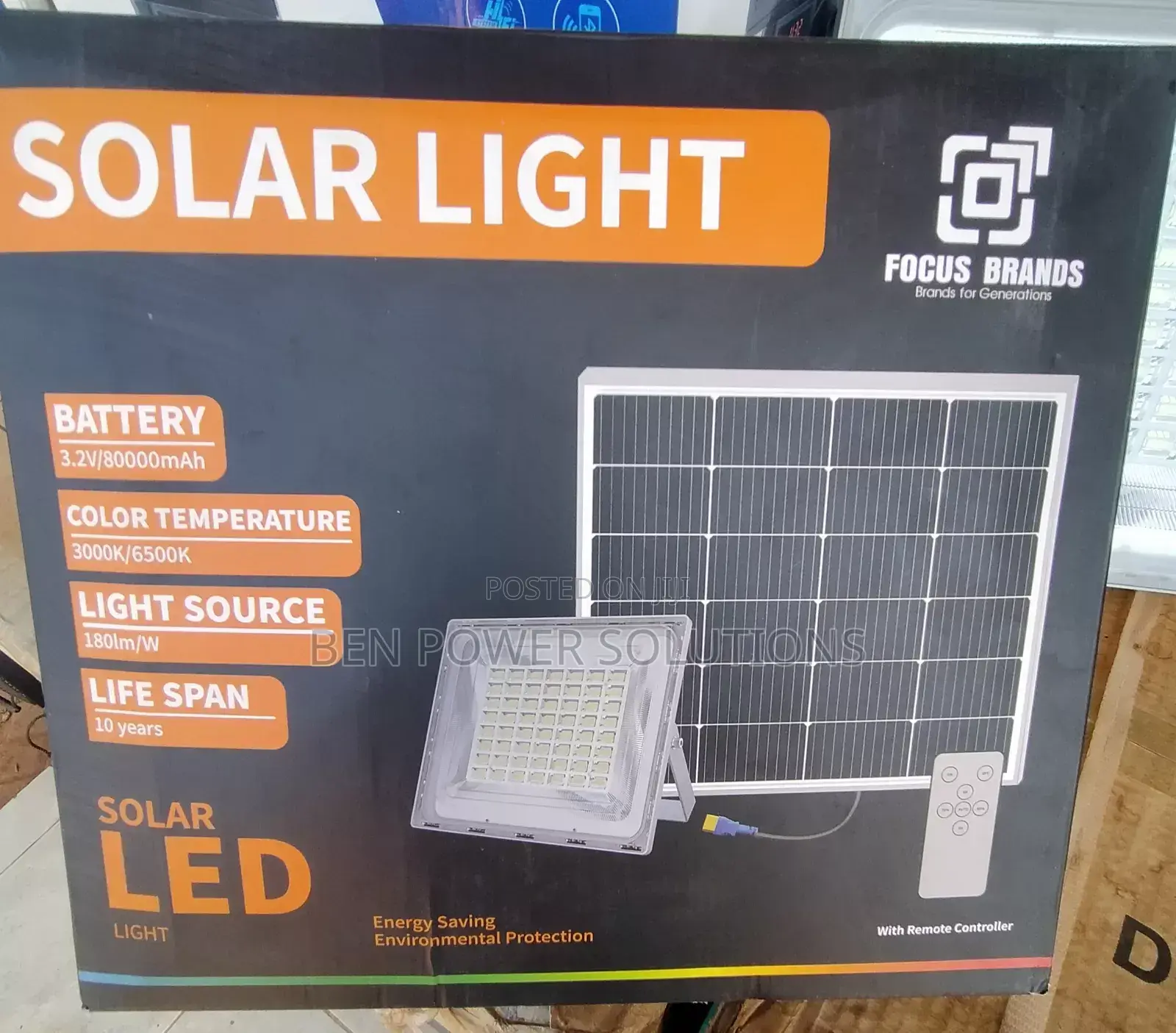 5.0 Blue Carbon Solar Flood Light