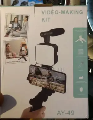 Tripod for Camera Operating Video Recording Kit for Video Making, Mic