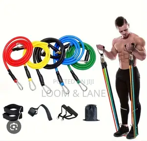 Resistance Bands Set - 11pc, Exercise Bands for Men/Women