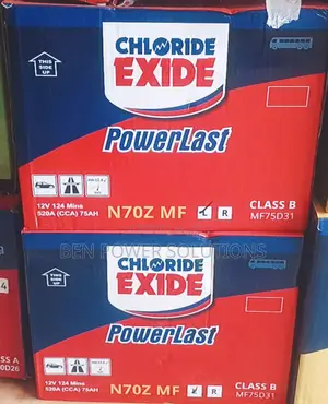 N70z Mf Exide Car Battery
