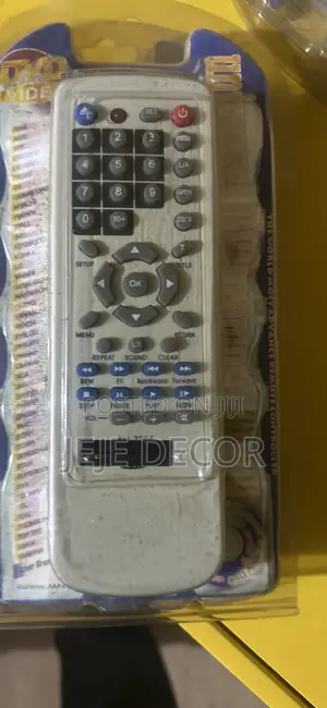 Universal Tv And Dvd Player Remote Control