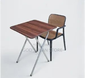 Reading Wooden Foldable Table Square and Chair