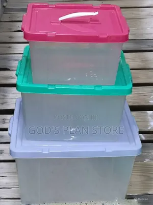 3pcs Bpa Plastic Storage Boxes Plastic Storage Boxes Set