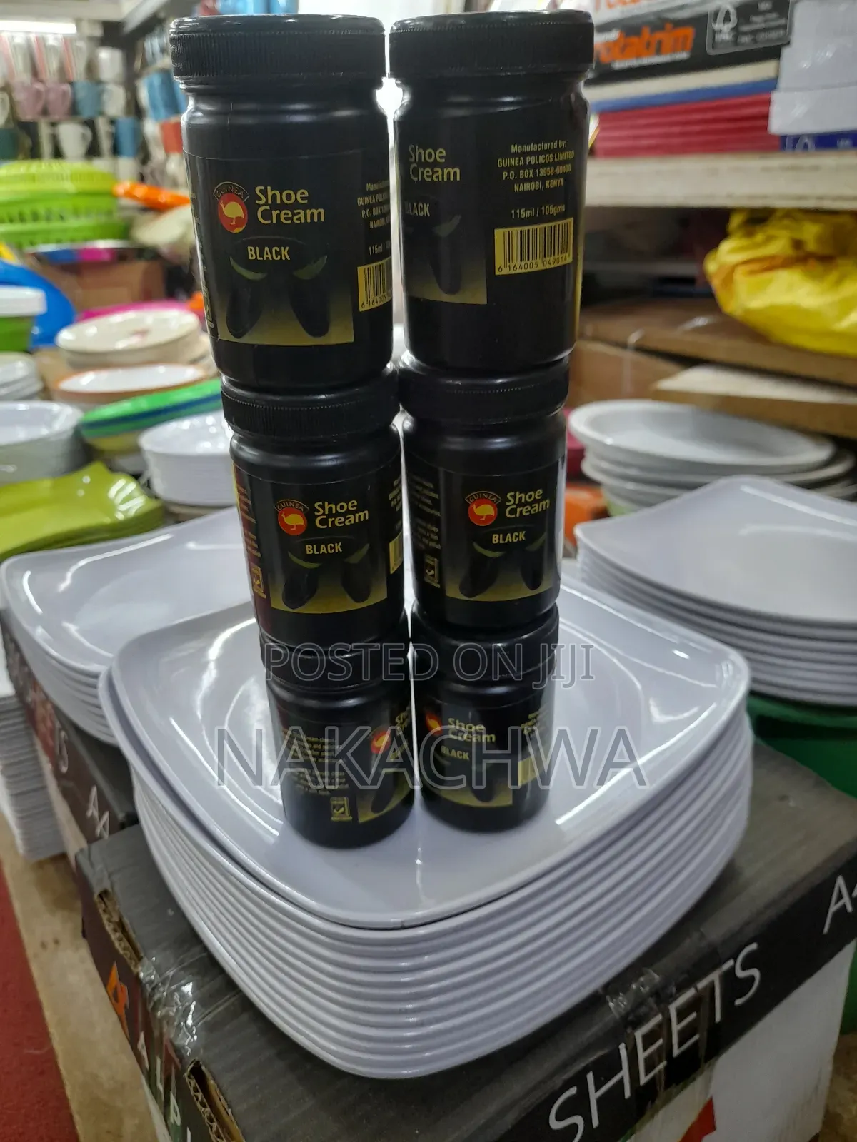 6 Piece Of Shoe Cream Black