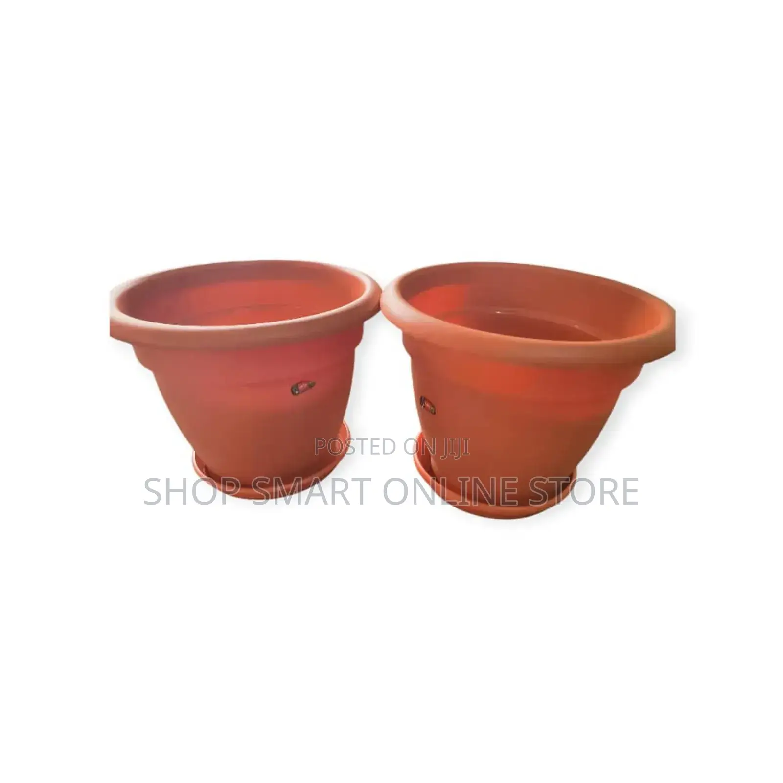 Big Size Brown Plastic Flower Pots