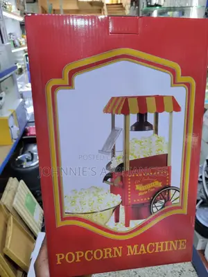 Classic Vintage Popcorn Machine – Mini Countertop Popcorn Maker