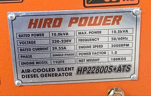 Hiro Power Generator 10.5kva