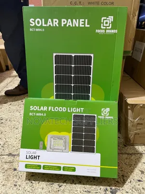 Blue Carbon Wr 300w Long-Life Solar Flood Light
