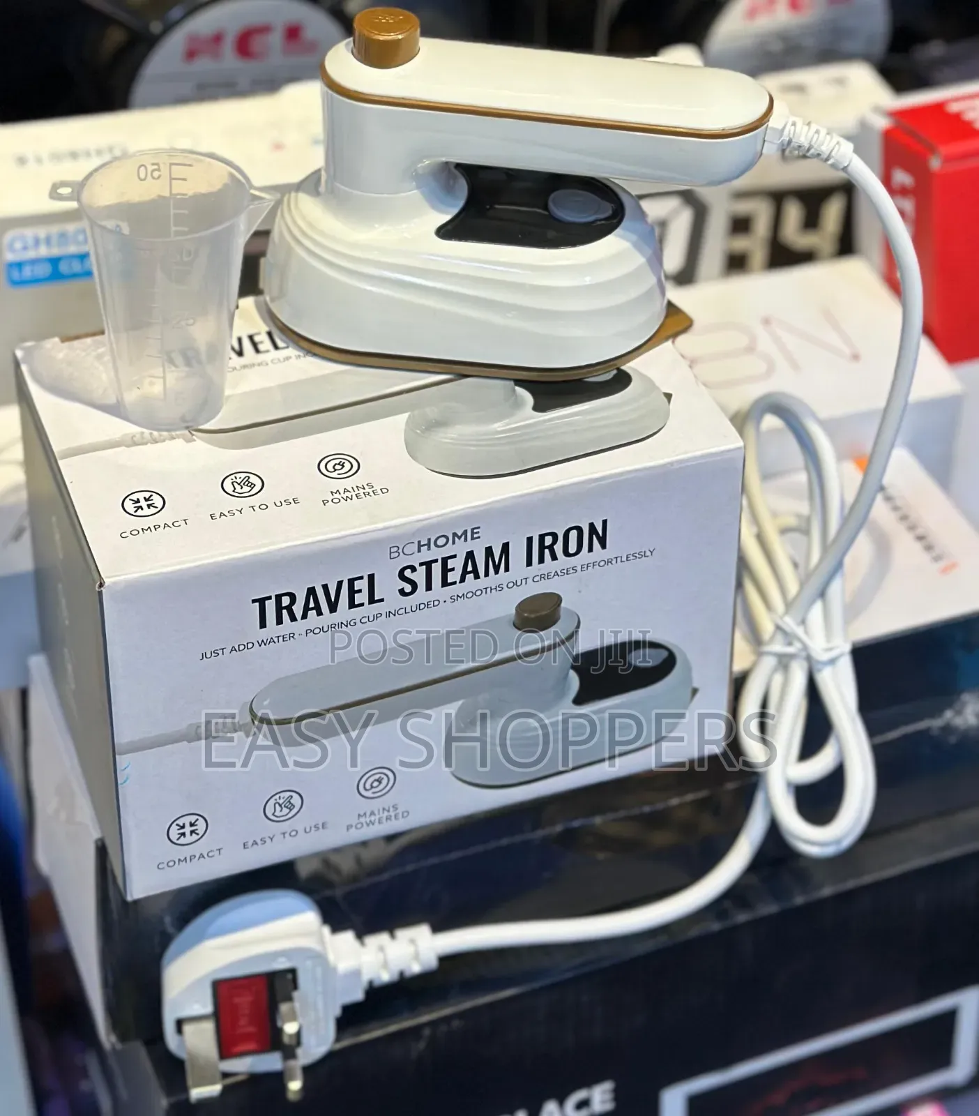 Travel Steam Iron, a Compact, Portable Ironing Machine.
