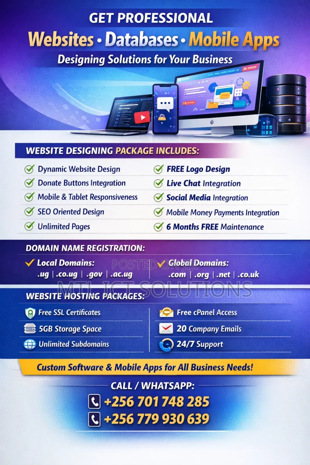 Website Designing and Hosting Solutions