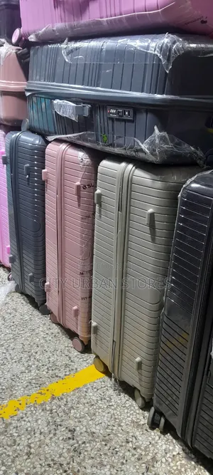 Dfavours Plastic Rubber Large Suitcase