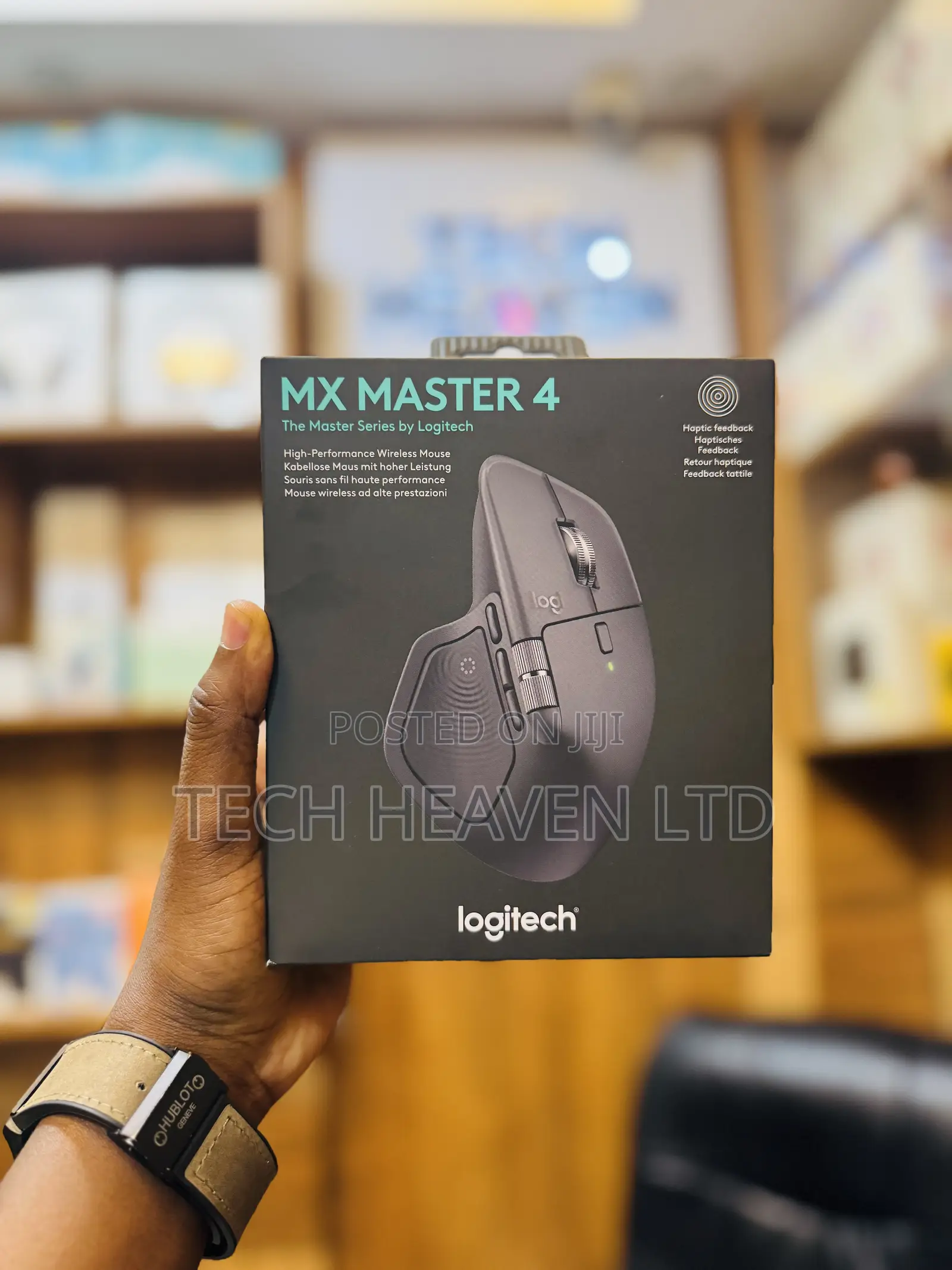 Logitech Mx Master 4, Ergonomic Wireless Mouse - Graphite