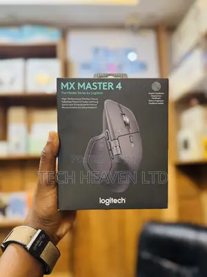 Logitech Mx Master 4, Ergonomic Wireless Mouse - Graphite