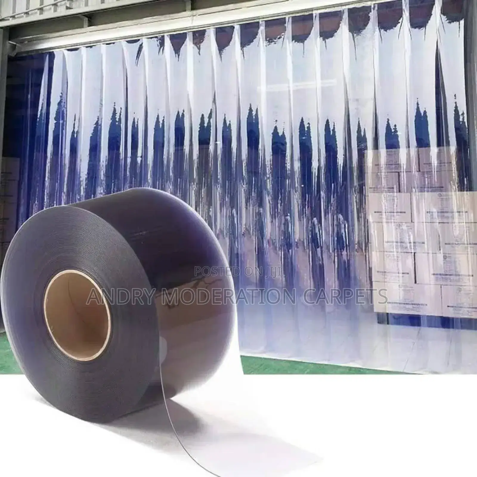 Fabric Roll PVC Transparent Curtains