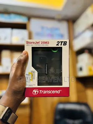 2tb Transcend External Hard Drive - New