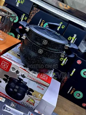 Cflagrant Couscoussier or Steamer Pot With a Stone Effect Non-Stick