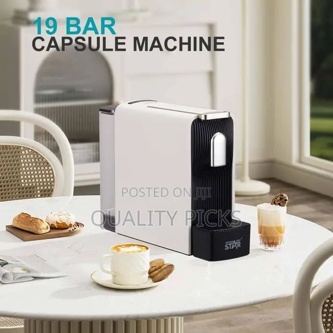 Coffee Machine 19 Bar Home Automatic Drop Instant Capsule