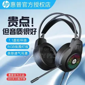 Headset With Boom Mic, Dual 3.5mm Jacks, 50mm