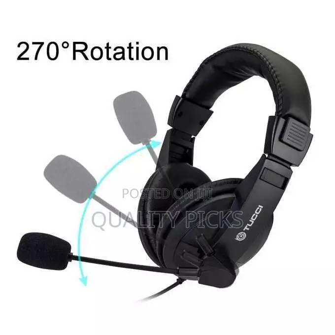 Stereo Gaming Headphons With Microphone for Computer 40mm