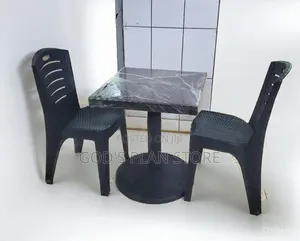 Pedestal Plastic Table and Chairs Plastic Table and Chairs