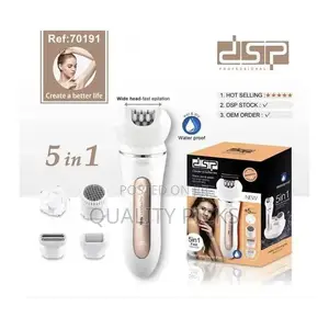 DSP Rechargeable Epilator 5 in 1 Home Cordless Shaver Set