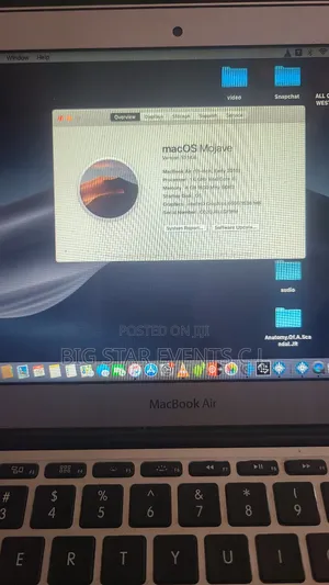 Laptop Apple MacBook Air 4GB Intel Core I5 SSD 128GB
