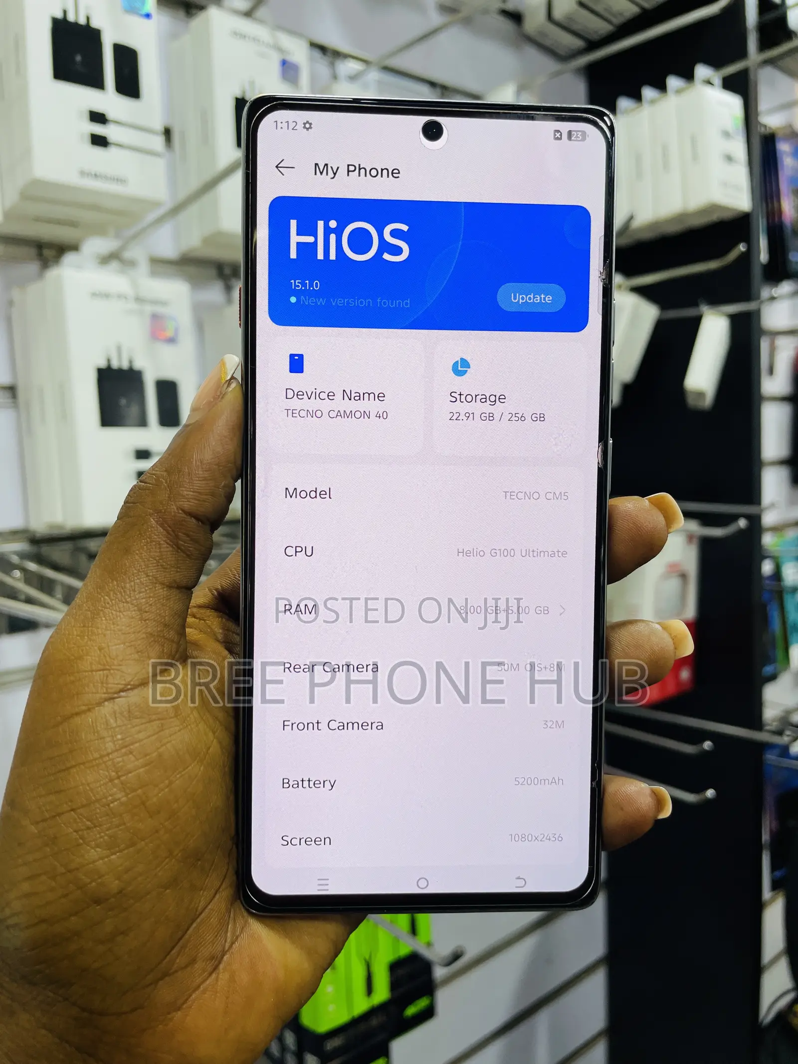 Tecno Camon 40 256 GB Gray