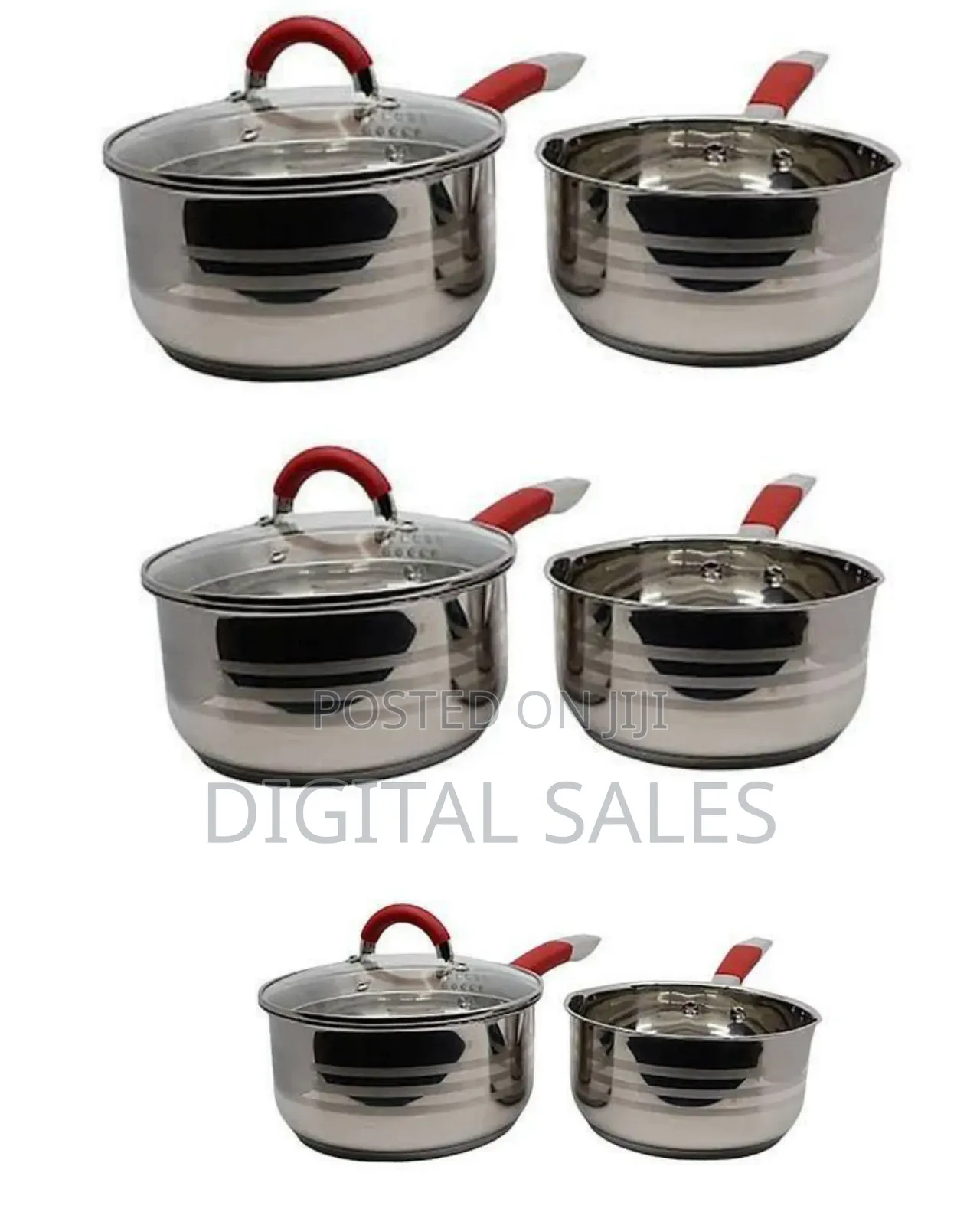2 Pieces Stainless Steel Cookware Dishes