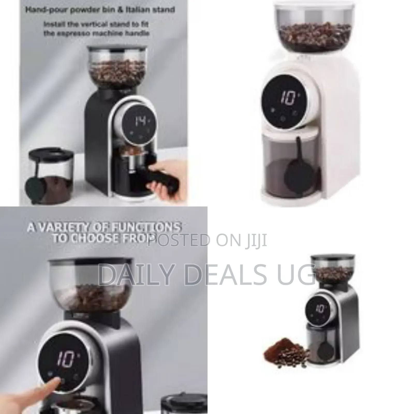 Professional-Grade Conical Burr Coffee Grinder