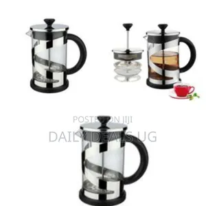 Modern Glass French Press Coffee and Tea Maker - Multicolor