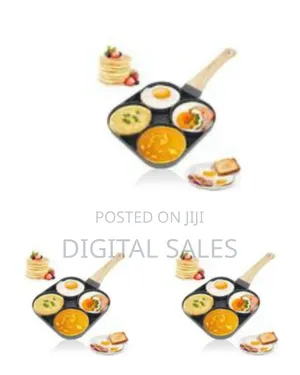 4-Section Non-Stick Breakfast Frying Pan