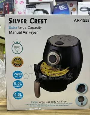 Silver Crest Extra Large Capacity Manual Air Fryer (Model Ar-1558
