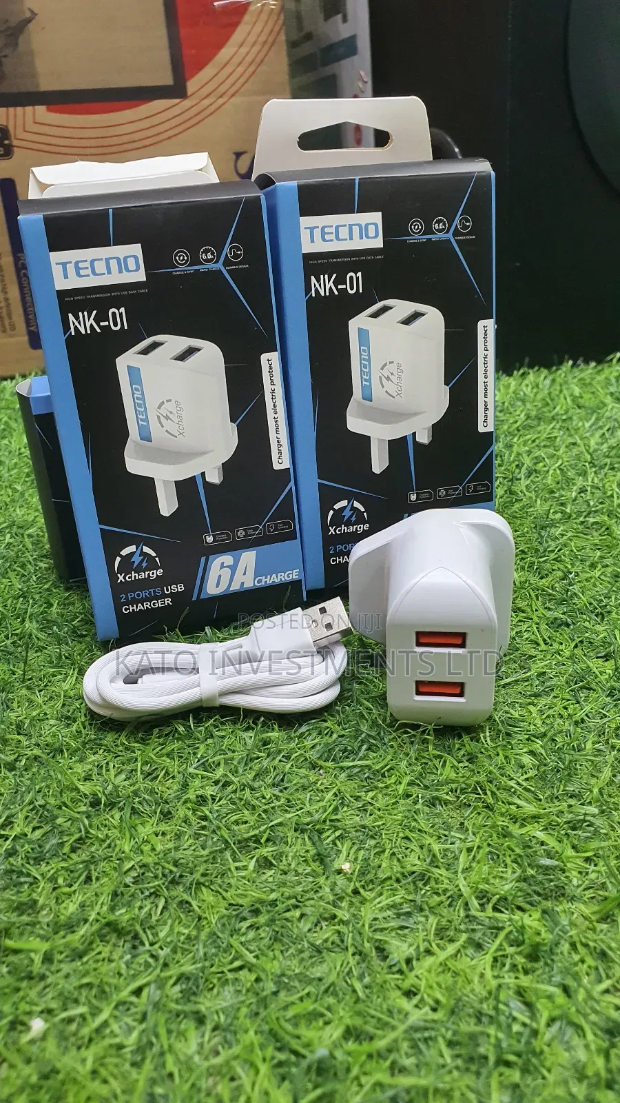 Techno 2 Ports Usb Charger