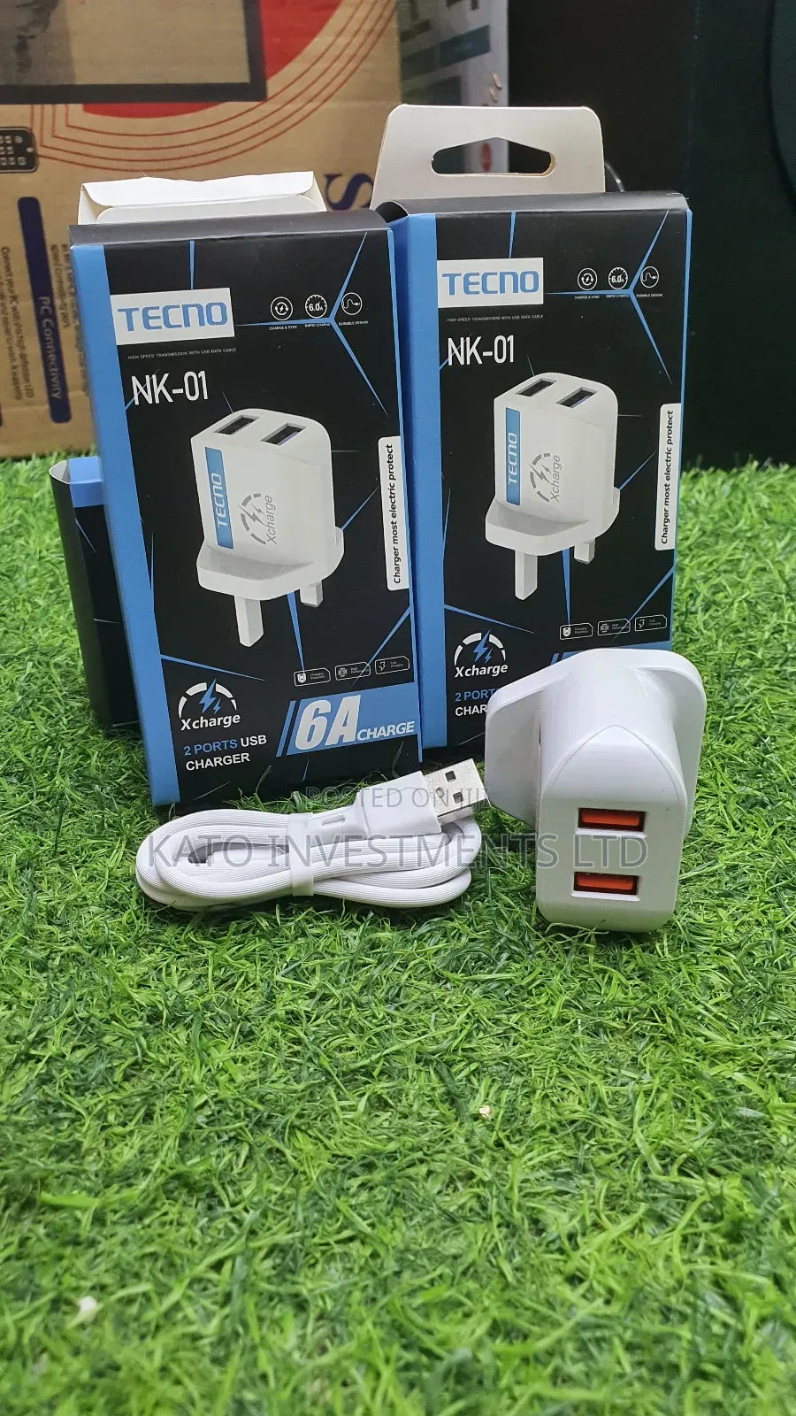Techno 2 Ports Usb Charger