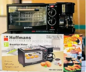 Hoffmans 3-in-1 Breakfast Maker - 12 Months Warranty