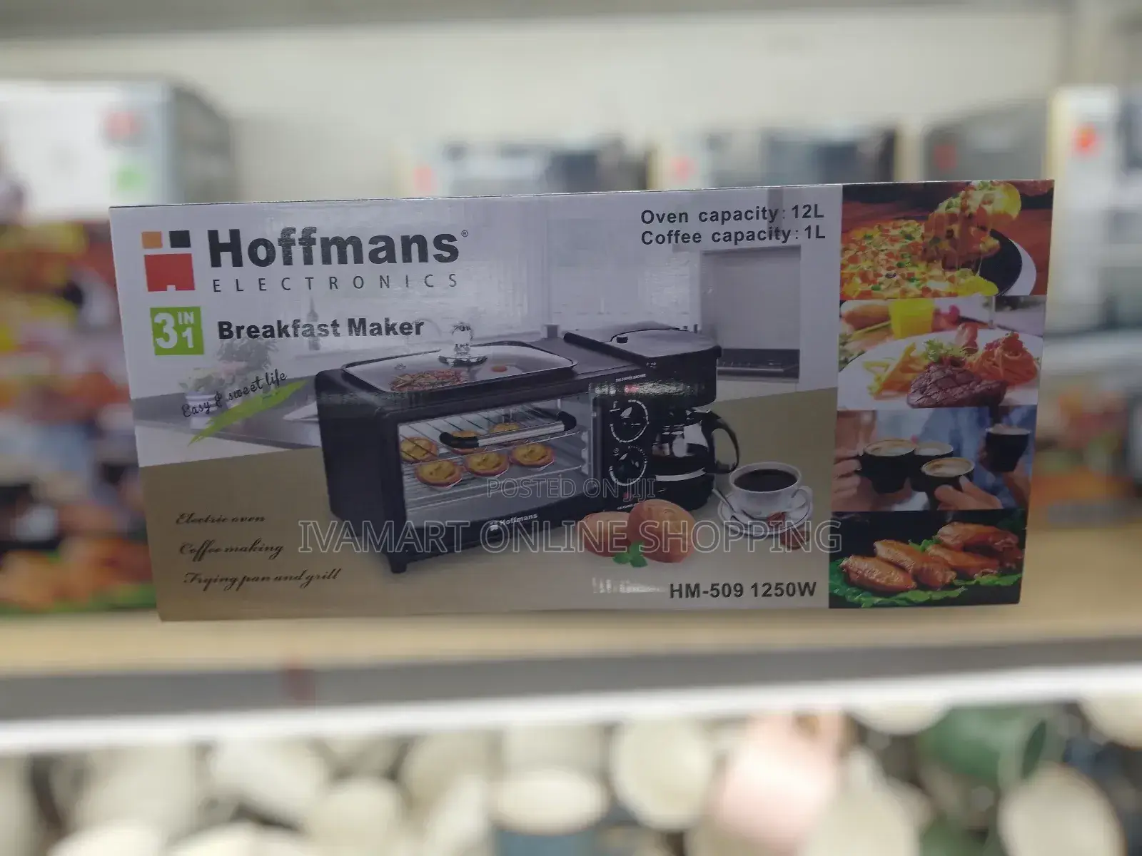 Hoffmans 3-in-1 Breakfast Maker - 12 Months Warranty