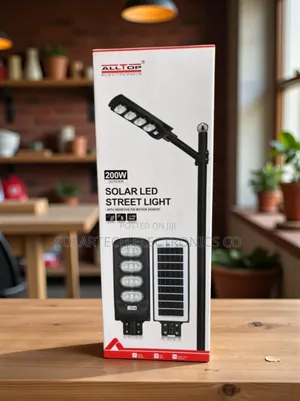 200w All Top Led Solar Street Light With Lithium Battery