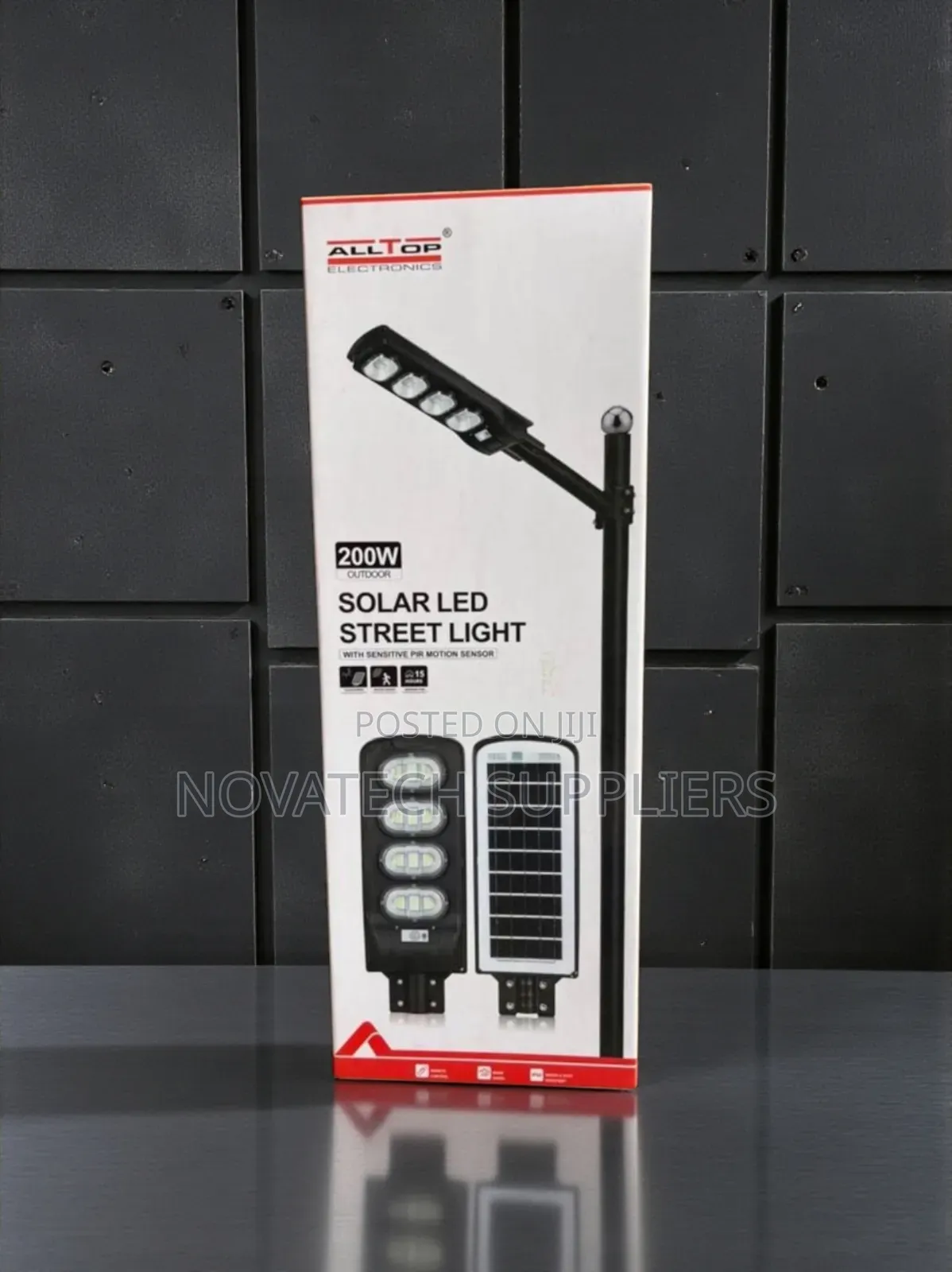 200w All Top Integrated Led Solar Street Lighting System