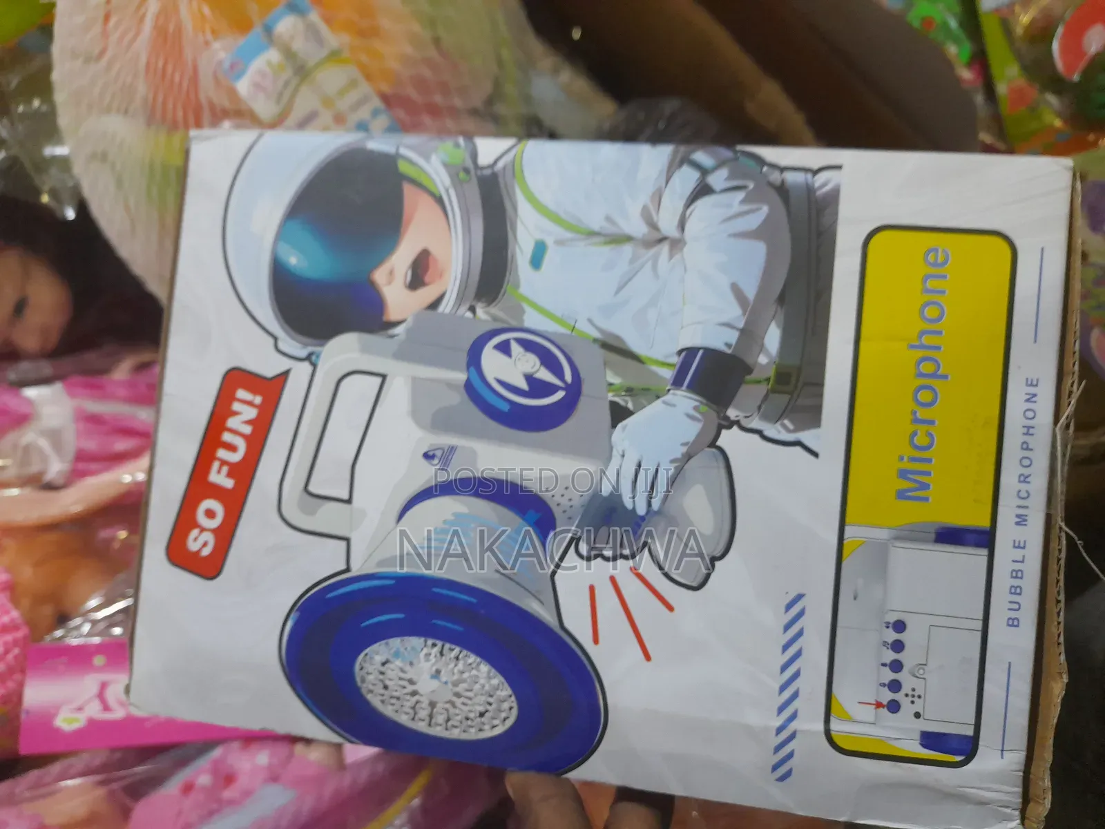 Bubble Microphone Gun Toy for Kids