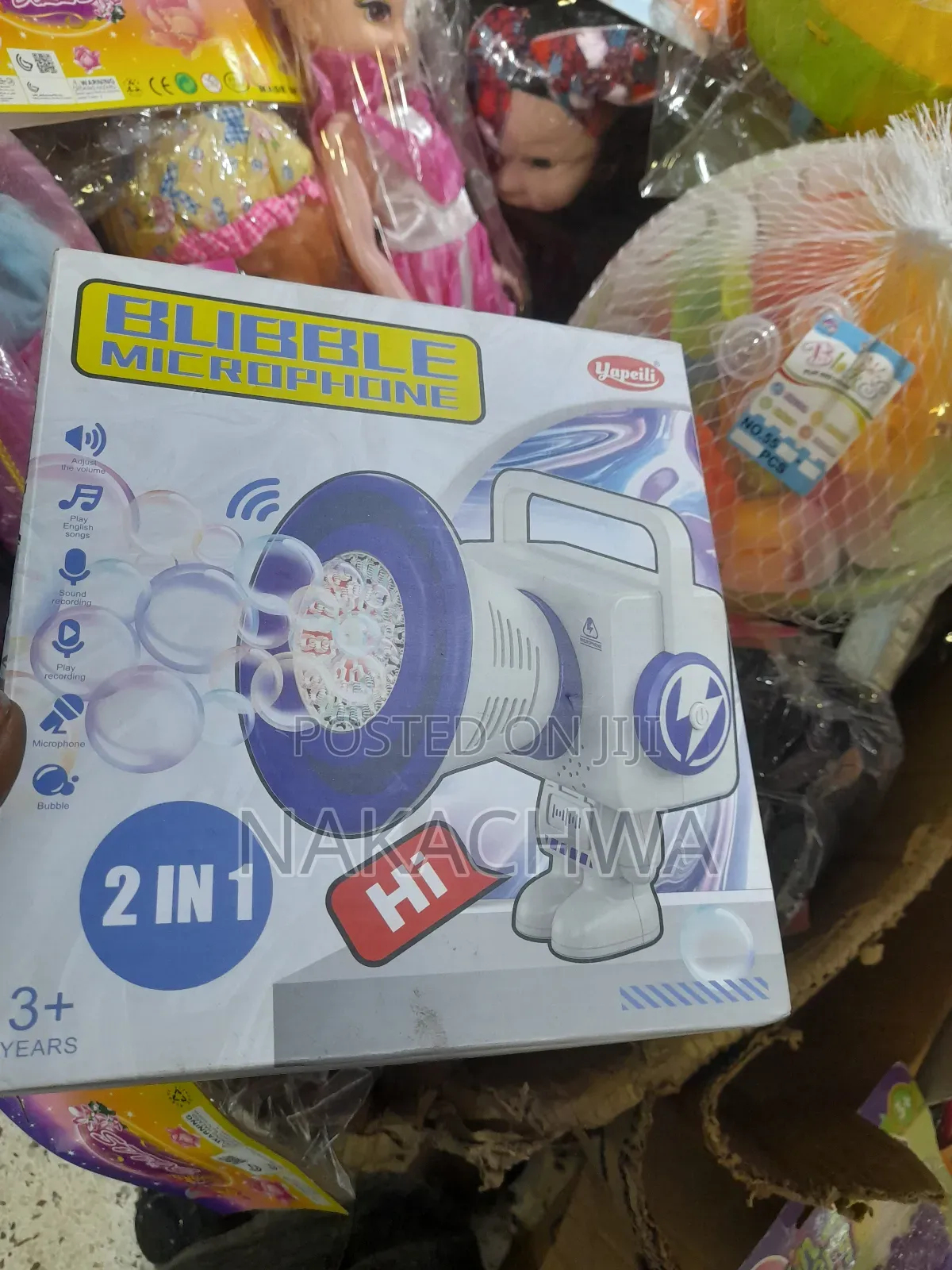 Bubble Microphone Gun Toy for Kids