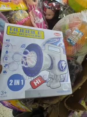 Bubble Microphone Gun Toy for Kids