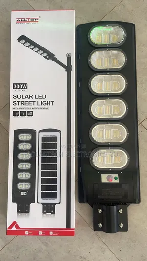 300w All Top Smart Solar Led Street Light System