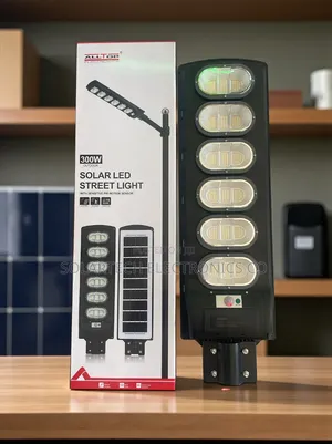 300w All Top Solar Led Street Light With Built-in Battery