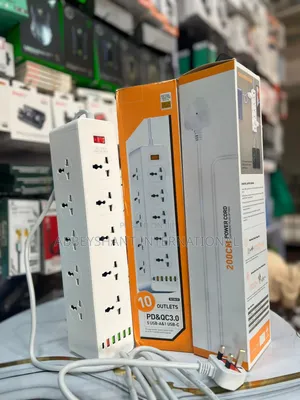 10way Power Extension Usb Charger Power Strip.